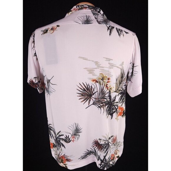 Rhude Hawaiian Shirt Size S Mens Pink Multi S/S 2022 NWT - Picture 5 of 13